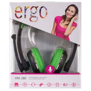 Headset ERGO VM-280 Green