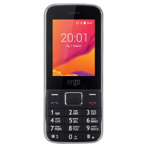 Mobile phone ERGO F240 Pulse Dual Sim Black