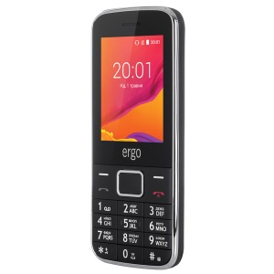 Mobile phone ERGO F240 Pulse Dual Sim Black