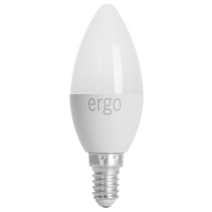 LED Lamp ERGO Basic C37 E14 6W 220V 3000K LED Lamp ERGO Basic C37 E14 6W 220V 3000K