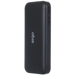 Power bank ERGO LI-16В, 12500 mAh Black