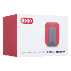 Portable speaker ERGO BTS-520 Red