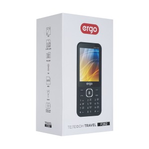 Mobile phone ERGO F282 Travel Dual Sim Вlack