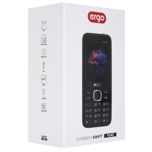 Mobile phone ERGO F243 Swift Dual Sim Black