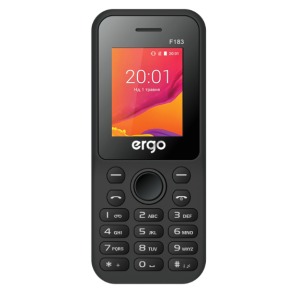 Mobile phone ERGO F183 Beat Dual Sim black