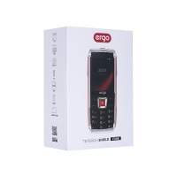 Mobile phone ERGO F246 Shield Dual Sim Black/Red