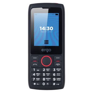 Mobile phone ERGO F247 Flash Dual Sim Black