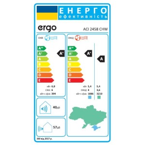 Air conditioner ERGO ACI 2458 CHW