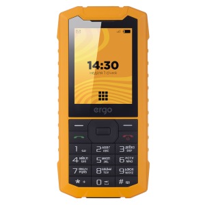 Cellphone ERGO F245 Strength Dual Sim Yellow black