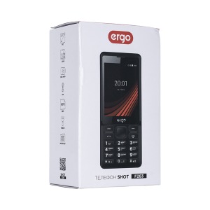 Mobile phone ERGO F283 Shot Dual Sim Black