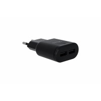 Smartphone ERGO EWC-224 2xUSB Wall Charger Black Smartphone ERGO EWC-224 2xUSB Wall Charger Black