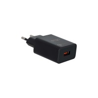 Smartphone ERGO EWC-130QC 1xUSB Wall Charger QC3.0 18W Black Smartphone ERGO EWC-130QC 1xUSB Wall Charger QC3.0 18W Black