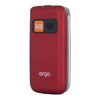 Mobile phone ERGO F2412 Signal Dual Sim Red