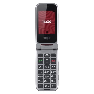 Cellphone ERGO F2412 Signal Dual Sim Red