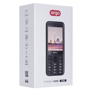 Mobile phone ERGO F285 Wide Dual Sim Black