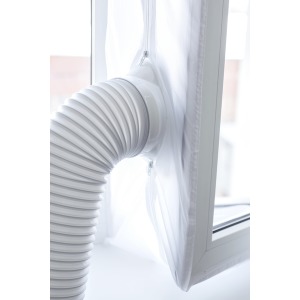 Thermal insulation window kit for mobile air conditioner 