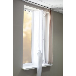 Thermal insulation window kit for mobile air conditioner 
