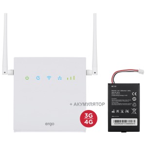 4G/LTE device ERGO R0516 with battery