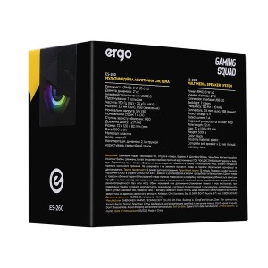 Multimedia acoustic ERGO ES-260 USB Black