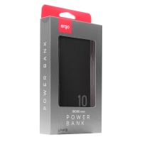 Power bank ERGO LP-M10 - 10000 mAh Li-pol TYPE-C Black