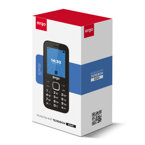 Mobile phone ERGO E241 Dual Sim Black