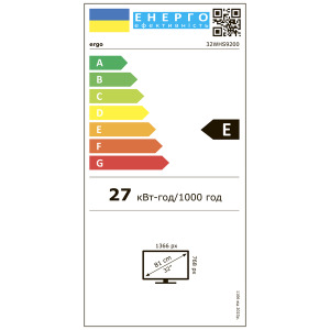 LED TV ERGO 32WHS9200 