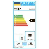 LED TV ERGO 43WUS9200