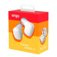 Headset ERGO BS-530 Twins Nano 2 White