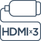 HDMIx3